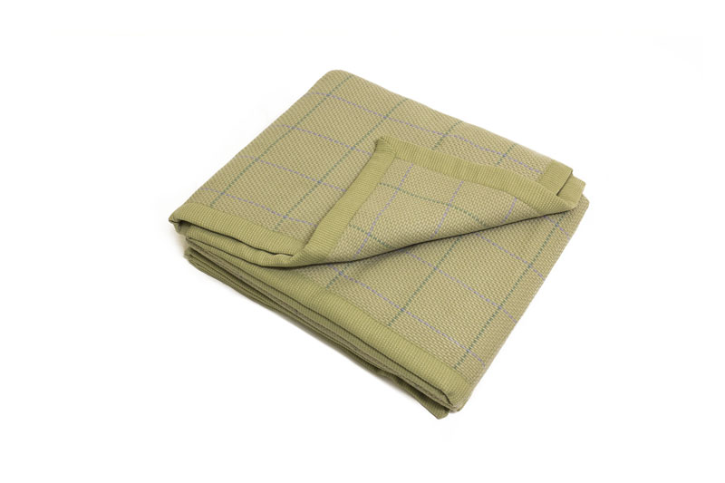 coperta lana verde