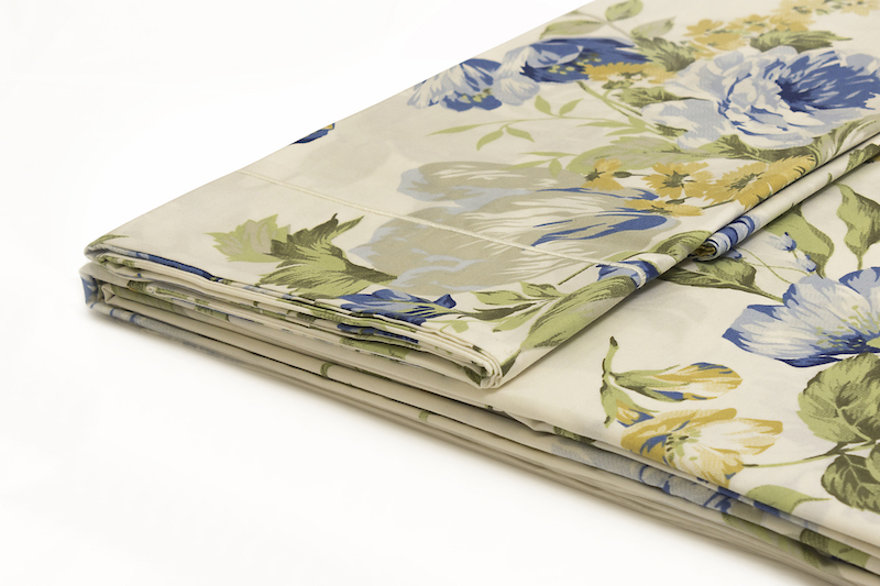 lenzuola cotone fiori