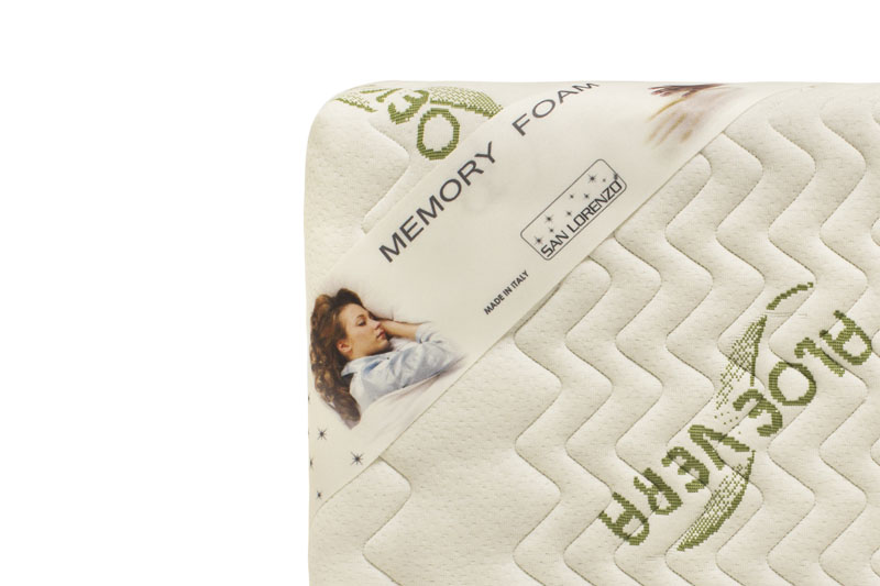 materasso memory foam aloe vera
